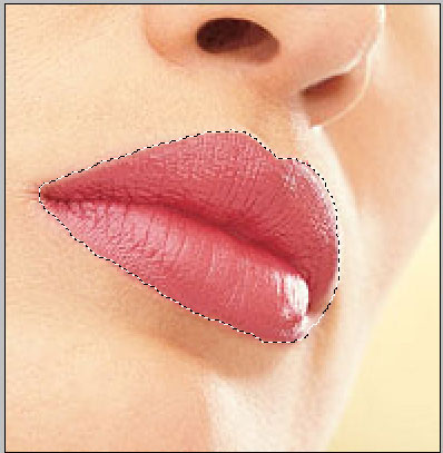 Hogyan készítsünk szép ajkak photoshop