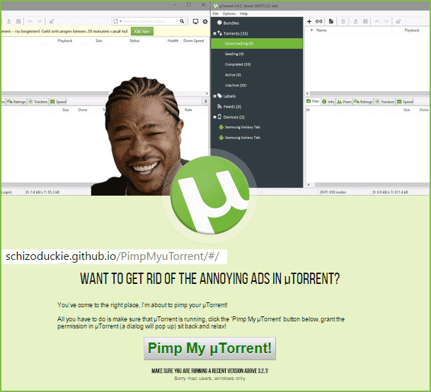 Cum se elimină anunțurile în utorrent, configurarea ferestrelor și a serverelor linux