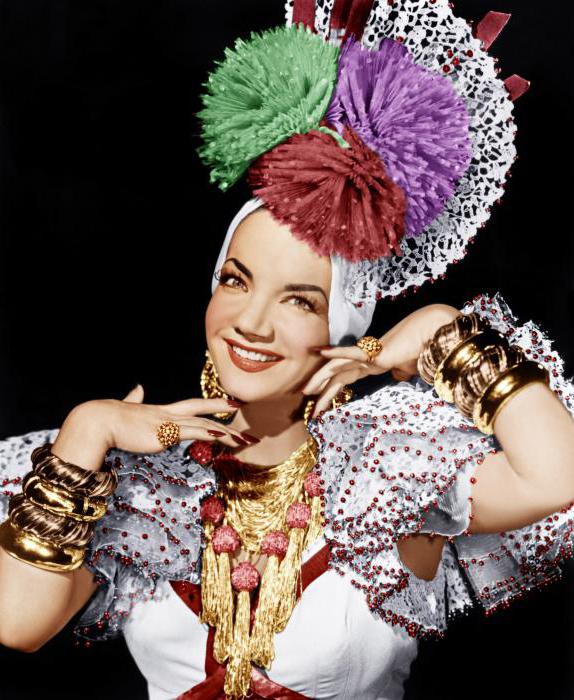 Carmen Miranda utat a hírnév