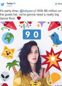 Katy Perry lett a legnépszerűbb twitter