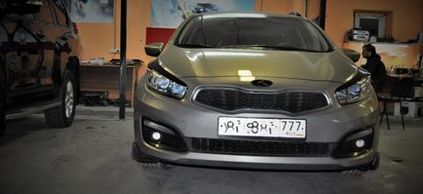 Kia seed виготовлення короба стелс і установка сабвуфера