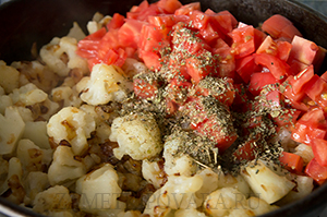 Кіш-лорен з цвітною капустою, прості кулінарні рецепти з фотографіями