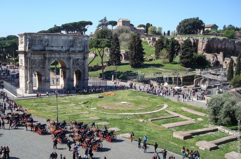 Колізей (colosseo), прогулянки по риму