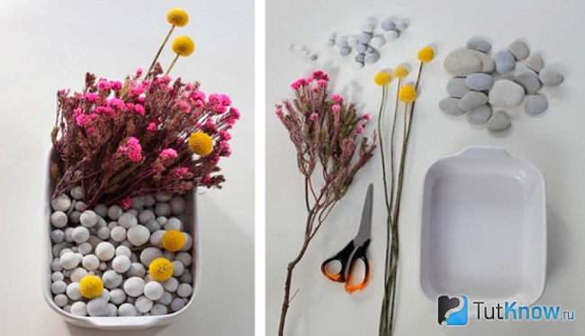 Compoziții de flori uscate - compoziții din flori uscate - practici de elaborare și plan de lucru