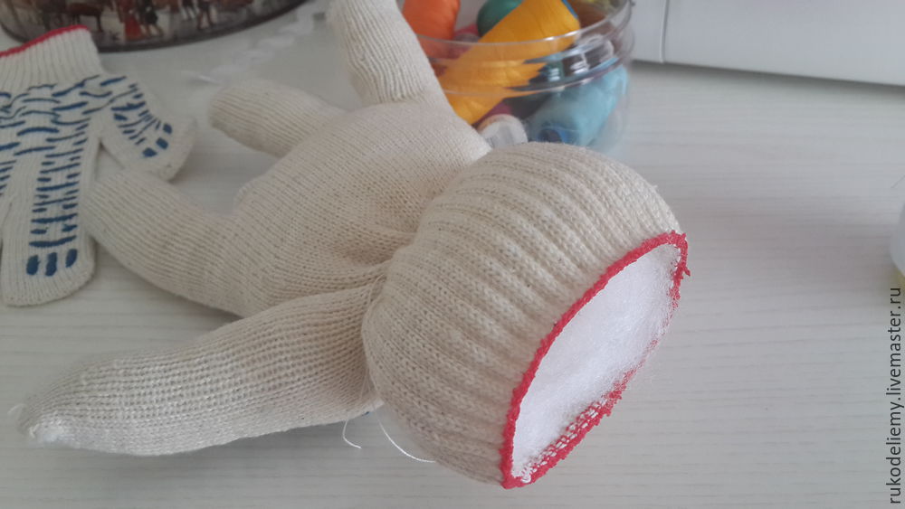 Кошеня з господарської рукавички робимо простий, незвичайний і милий подарунок чоловікові - ярмарок