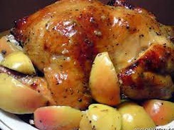 Курка з морквою і курка, тушкована з яблуками - страви з птиці - другі страви - мої улюблені рецепти