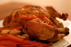 Курка з морквою і курка, тушкована з яблуками - страви з птиці - другі страви - мої улюблені рецепти