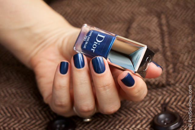 Лак для нігтів dior # 791 darling blue - іскристий синій