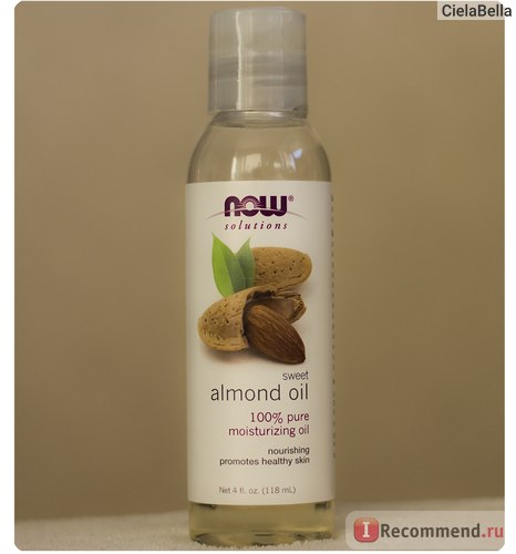 Масло now foods solutions sweet almond oil (масло солодкого мигдалю) - «мигдальний бестселер для