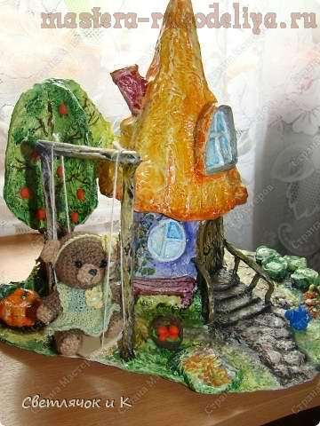 Master-clasa papier-mache casa