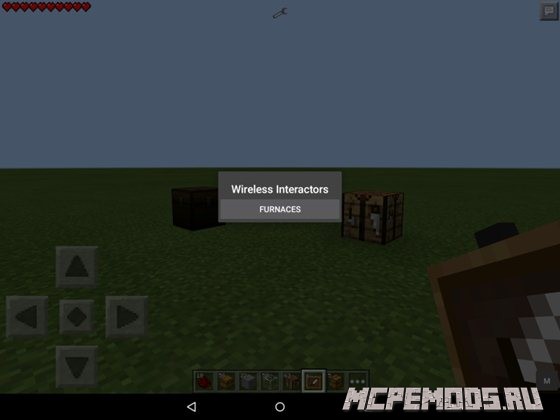 Мод wireless interactor для minecraft pe