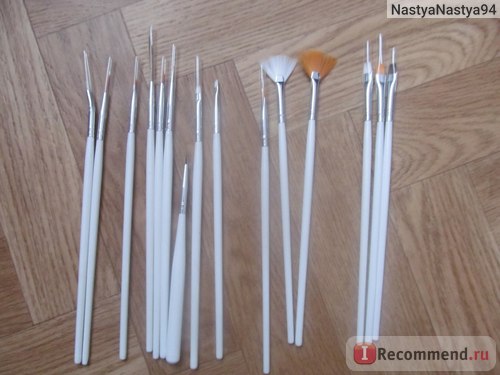 Un set de perii pentru unghii design aliexpress 20pcs design de unghii pictura pictura pictura desen