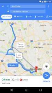 Google maps-on most már lehet parkolóhelyet találni
