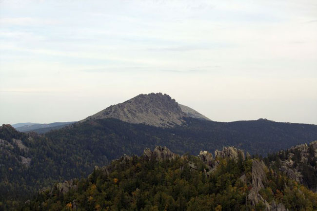 Nemzeti Park Taganay (bicepsz vulkán) - a mi Ural