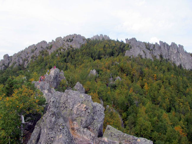 Nemzeti Park Taganay (bicepsz vulkán) - a mi Ural