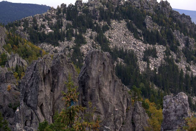 Nemzeti Park Taganay (bicepsz vulkán) - a mi Ural