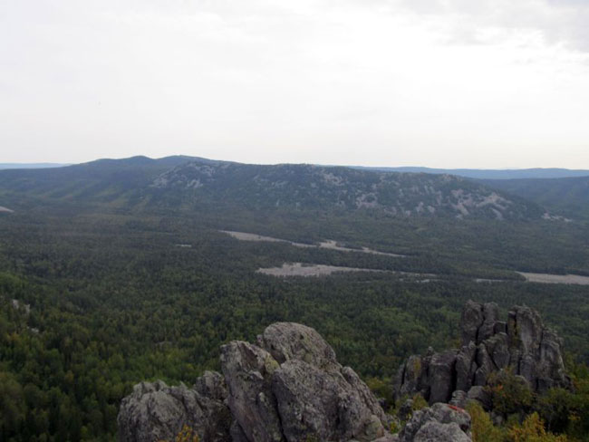 Nemzeti Park Taganay (bicepsz vulkán) - a mi Ural