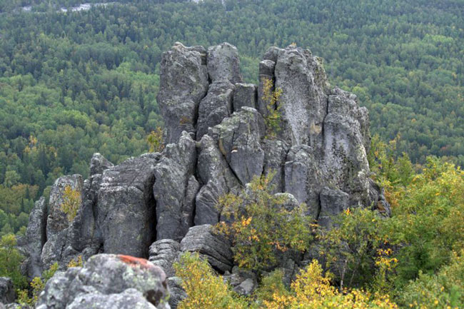 Nemzeti Park Taganay (bicepsz vulkán) - a mi Ural