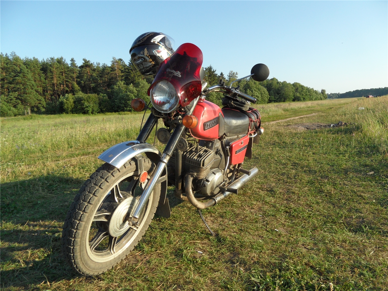 Rularea pistoanelor noi (fotografii decente) - Motocicleta Izh - Jupiter 5