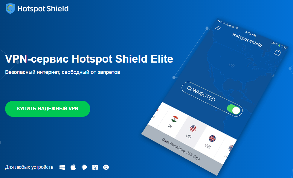 Огляд hotspot shield vpn