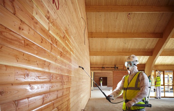 Противопожарна защита на дървени конструкции Незапалими импрегниране
