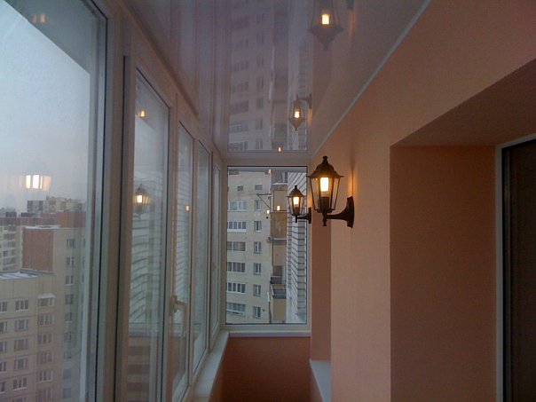 Iluminarea balconului cum să vă luminați
