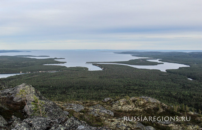 Lake Pyaozero (Pyaozero) tó Pyaozero