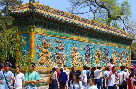 Beihai Park - az egyik legnépszerűbb parkok Pekingben, a kínai akcentussal