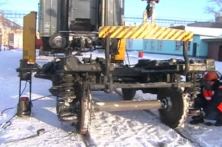 Порядок дій працівників при зміні колісних пар пасажирських вагонів ~ вагонник