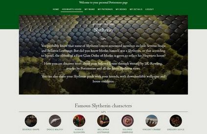 Pottermore, site, marcaje, harry potter, joan rouling, questuri