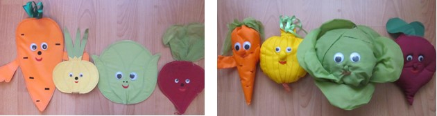 Proiectul din al doilea grup junior - cum am făcut prieteni cu legume - o planetă din copilărie