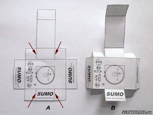 Un robot simplu pentru concursuri în mâinile lui sumo