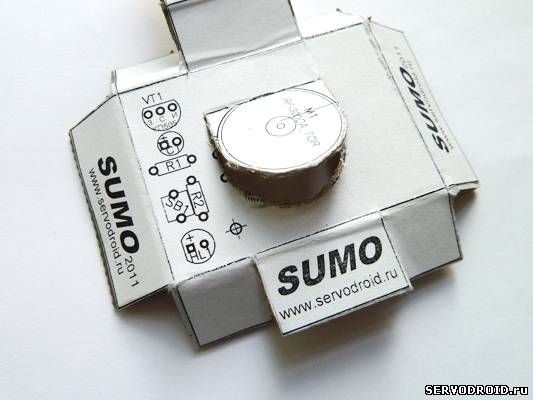 Простий робот для змагань в sumo своїми руками