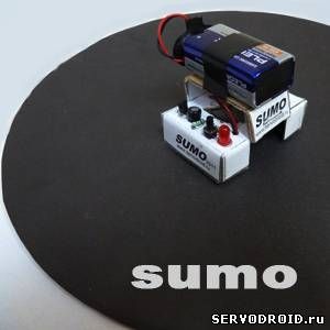 Un robot simplu pentru concursuri în mâinile lui sumo