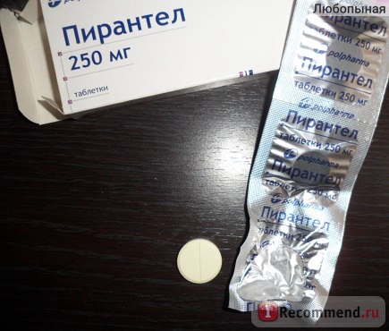 Протипаразитарне polpharma пирантел (pyrantel) - «постійно маю в аптечці ці таблетки, т