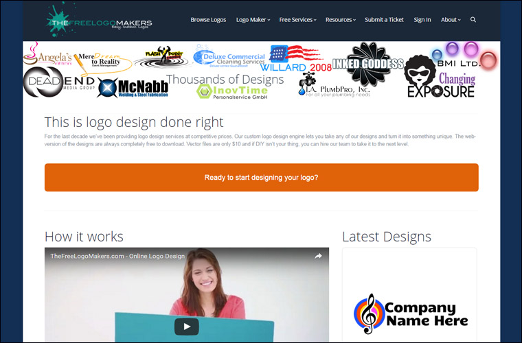 Cinci servicii on-line convenabile pentru auto-crearea unui logo