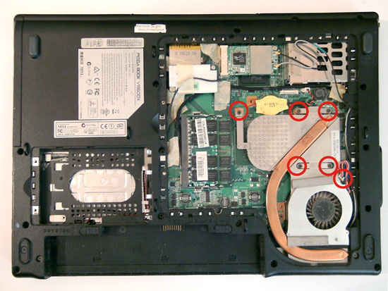 Demontarea și curățarea laptopului msi vr600x - ajutor online la calculator