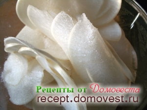 Daikon retek pácolt kínai - receptek domovesta