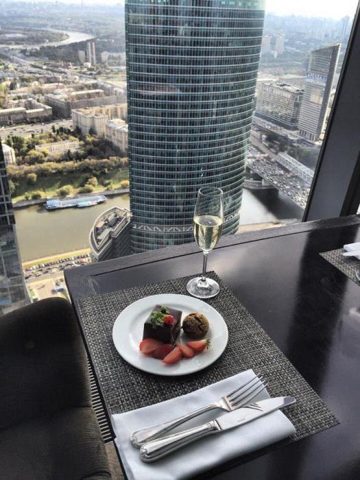 Restaurantul din Moscova-municipiul siksti, etajul 62 al meniului restaurantului siksti din Moscova