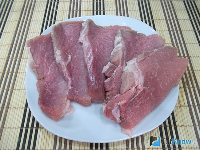 Рецепт лангет зі свинини