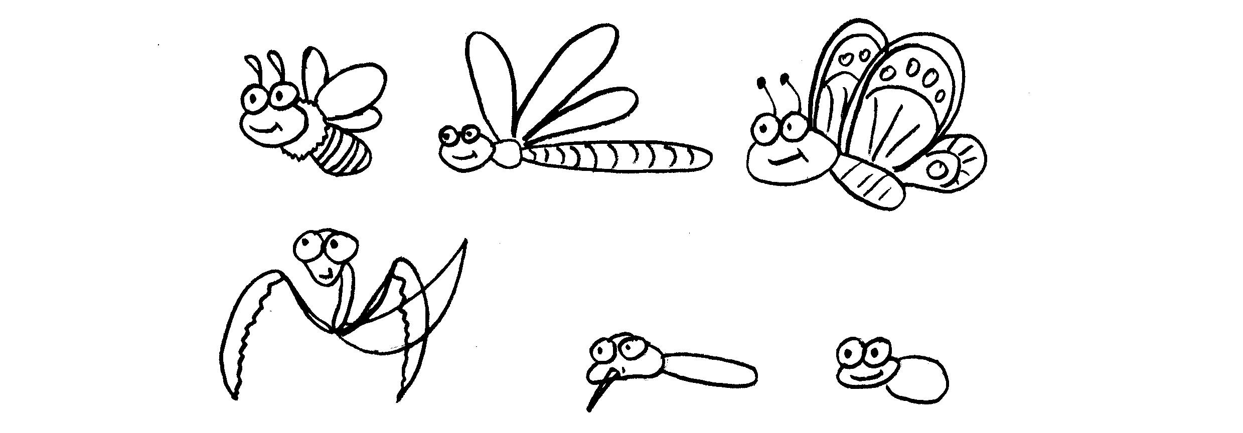 Малюємо комах - майстер-класи - дитячі малюнки на