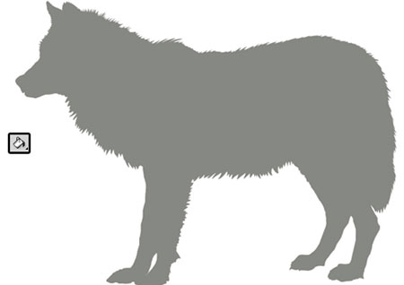 Desenarea unui lup