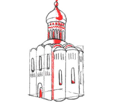 Малюнок олівцем храму або церкви поетапно - як намалювати церква Покрови на Нерлі олівцем