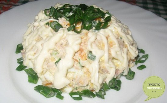 Salata de salata de pui - reteta cu ananas, fotografie video