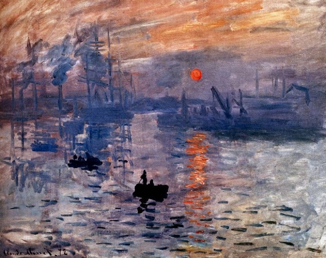 A leghíresebb festménye Claude Monet