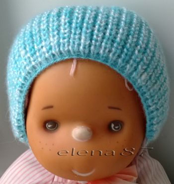 Cap pentru un nou-născut cu ace de tricotat ca un tricot pentru începători - descriere, fotografie