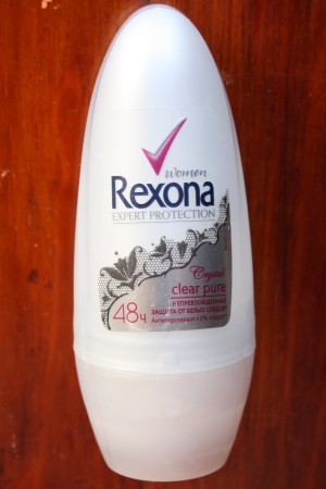 Кульковий антиперспірант rexona women expert protection crystal clear pure