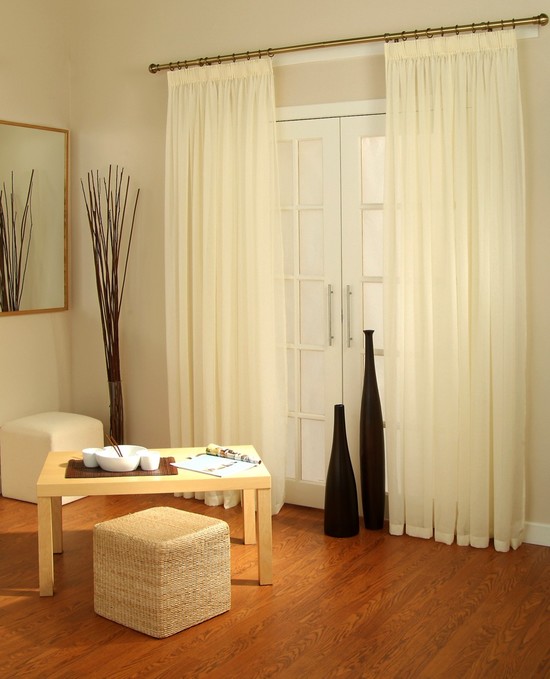 Függöny fátyol a konyha, hálószoba, nappali - Kép a belső