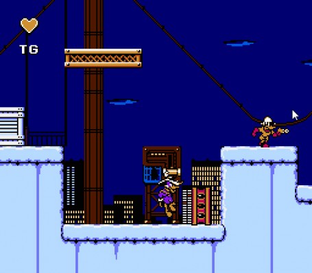 Завантажити безкоштовно гру чорний плащ darkwing duck, емулятор денді (nintendo, dendy, nes), буква d