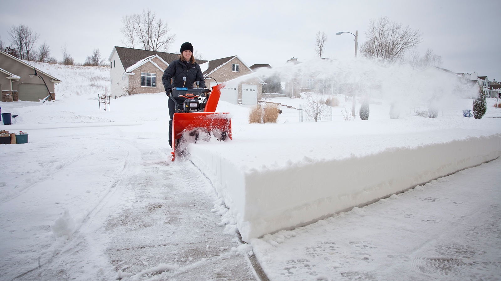 Snowplows így (hogy tiszta a hó) - saját kezűleg